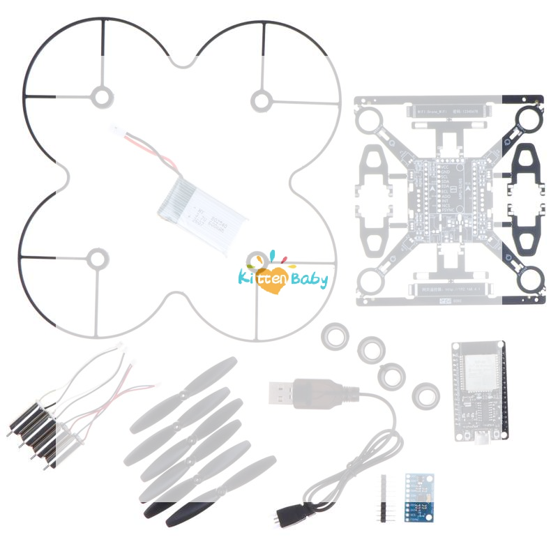 Drone Kit Octocopter - Kit de mini-drone open-source ESP32, quadricoptère